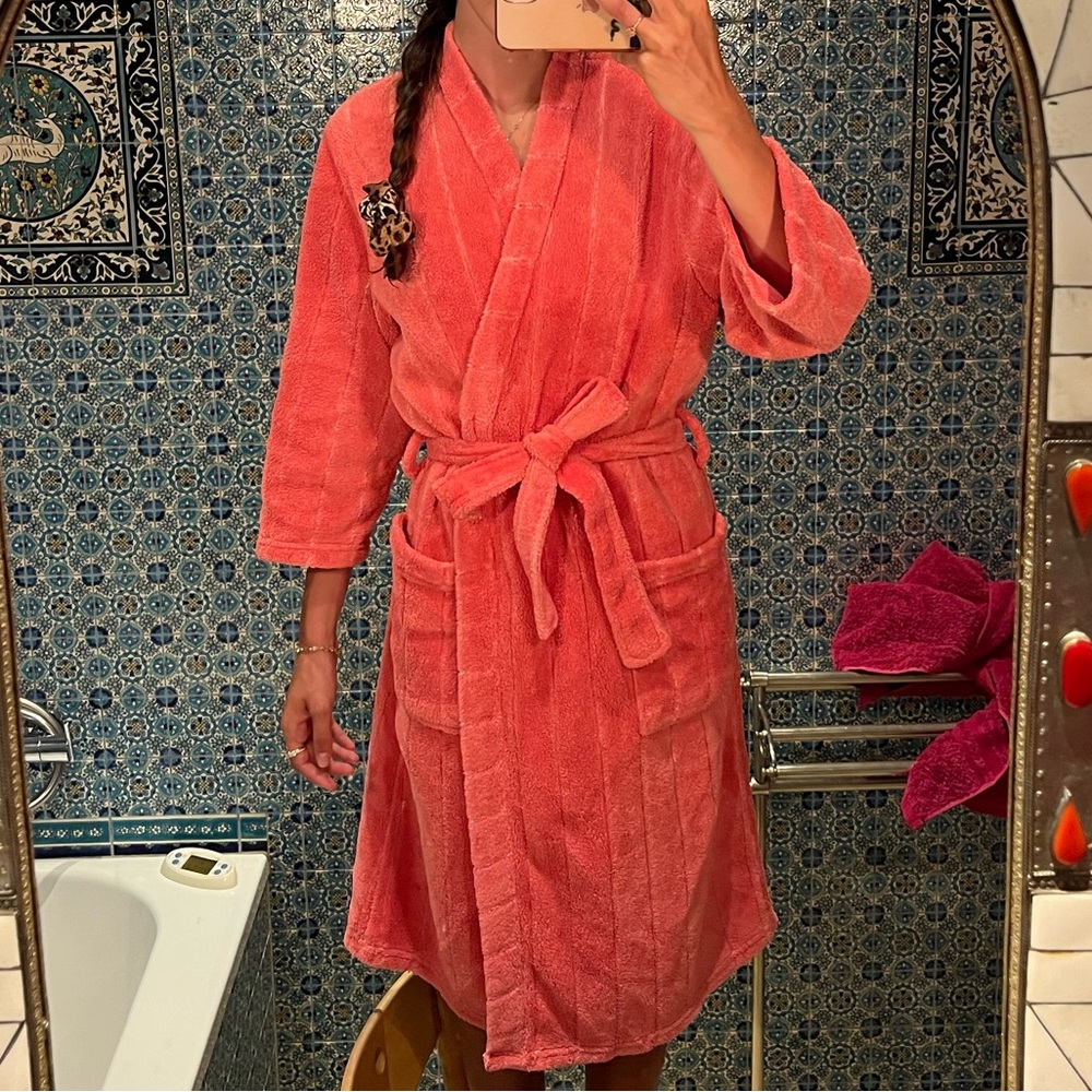 Soft Pink Bath Robe CLAUDEL 🩷 size M
